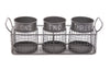 Load image into Gallery viewer, Metal Wire Desk Organizer with 3 Circular Holders
