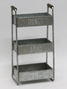 Load image into Gallery viewer, Rae Dunn Galvanized Metal 3-Tier Tabletop Caddy - "Things," "Stuff," and "Etc"
