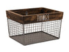 Rae Dunn Metal and Light Wood “Things” Basket