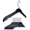 Simply Brilliant Pack of 10 Black Matte Acrylic Hangers