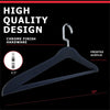 Load image into Gallery viewer, Simply Brilliant Pack of 10 Frosted Black Acrylic Hangers with Bars
