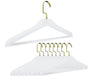 Simply Brilliant Pack of 10 Frosted Acrylic Hangers with Bar