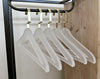 Load image into Gallery viewer, Simply Brilliant Pack of 10 Frosted Acrylic Hangers with Bar
