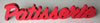 Load image into Gallery viewer, “Patisserie” Red Freestanding Desk Sign
