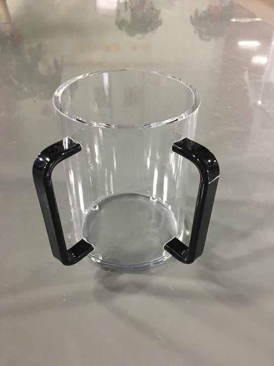 Simply Brilliant Acrylic Washing Cup with Black Handles
