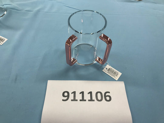 Simply Brilliant Acrylic Washing Cup with Rose Gold Handles