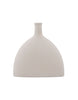JoJo Fletcher Funnel Neck Shape White Matte Earthenware Vase
