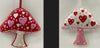Load image into Gallery viewer, Willow &amp; Riley Set of 2 Mushroom Hanging Ornaments
