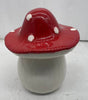 Willow & Riley Red and White Ceramic Mushroom-Theme Canister