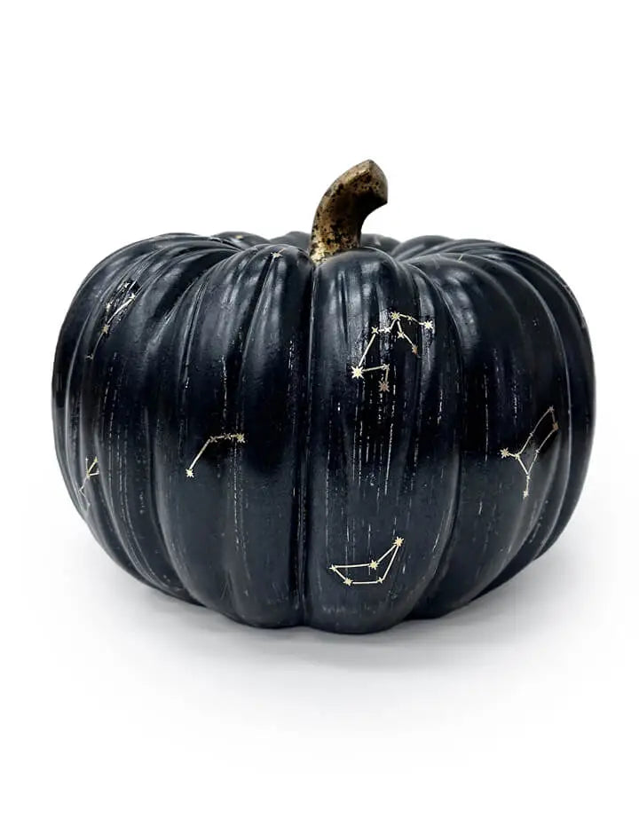 Becki Owens Decorative Resin Black and Gold Pumpkin DesignStyles