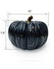 Load image into Gallery viewer, Black - Gold  Pumpkin Made of Resin - Dimensions
