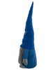 Load image into Gallery viewer, Side angle of the Chanukah-themed gnome.

