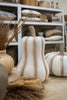 Load image into Gallery viewer, Becki Owens Cream-Colored Decorative Elongated Pumpkin
