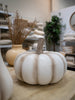 Load image into Gallery viewer, Becki Owens Freestanding Cream-Colored Decorative Pumpkin

