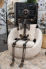 Load image into Gallery viewer, Becki Owens 61-inch Dark Brass-Colored Posable Skeleton
