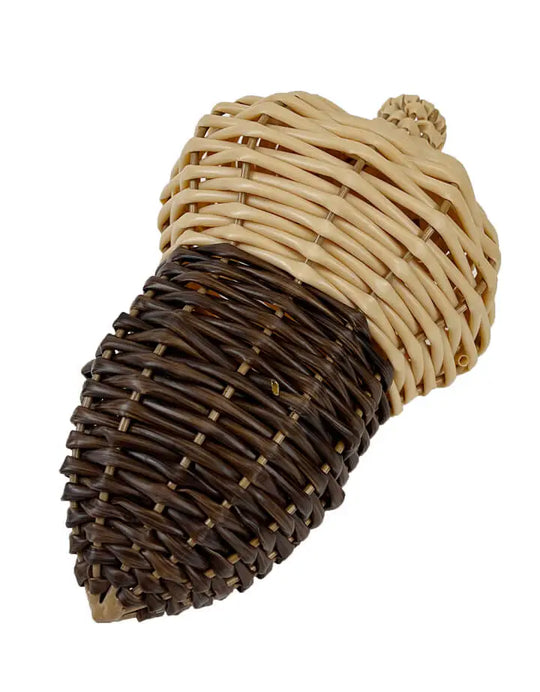 Becki Owens Freestanding Fall Décor Rattan Decorative Acorn