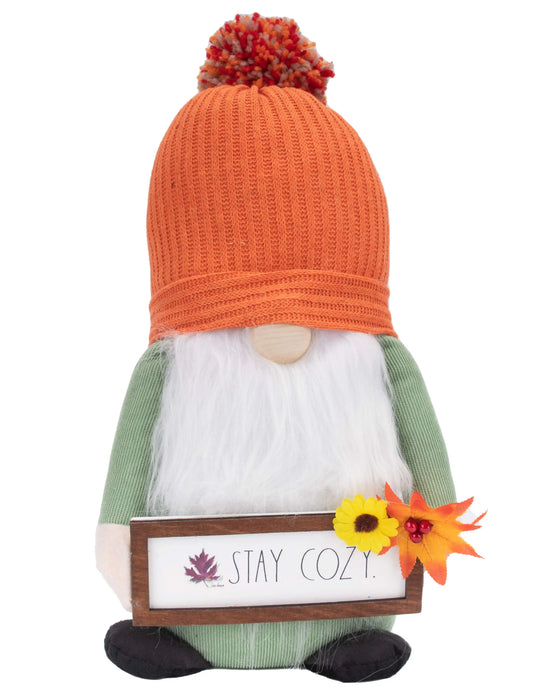 Rae Dunn “Stay Cozy” Rae Dunn Fall Gnome with Beanie