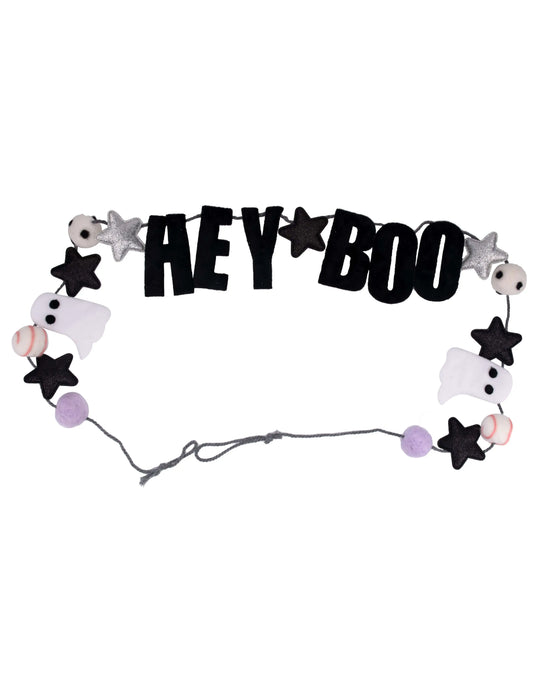 Becki Owens “Hey Boo” Halloween Felt Ghost Garland