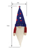 Load image into Gallery viewer, Gnome Wine Bottle Topper for American Decorations - Dimensions
