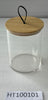 Clear Acrylic Cylindrical-Shaped Cookie Jar