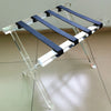 Load image into Gallery viewer, Acrylic Luggage Rack with Leather Straps
