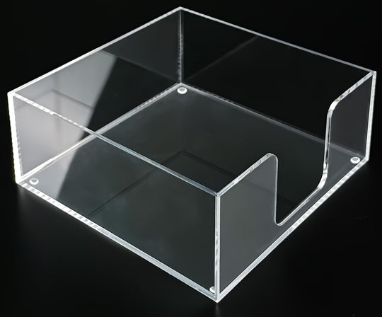 Squared-Shape Clear Acrylic Napkin Holder
