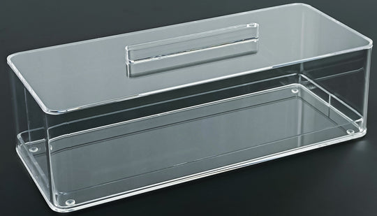 Rectangular Shaped Acrylic Cake Dome with Lid