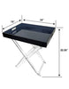 Load image into Gallery viewer, Acrylic Folding Table with Smoke Tray and Clear Legs
