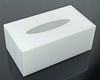 Load image into Gallery viewer, Simply Brilliant Rectangular White Acrylic Tissue Box
