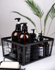 Load image into Gallery viewer, Rae Dunn “Stuff” Black Metal Wire Storage Basket
