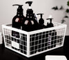 Load image into Gallery viewer, Rae Dunn White Galvanized Metal Basket "Stuff"
