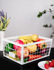 Load image into Gallery viewer, Rae Dunn “Etc.” White Metal Wire Storage Basket
