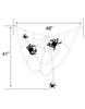 Load image into Gallery viewer, Halloween Garland - Indoor and Outdoor Use - Dimensions

