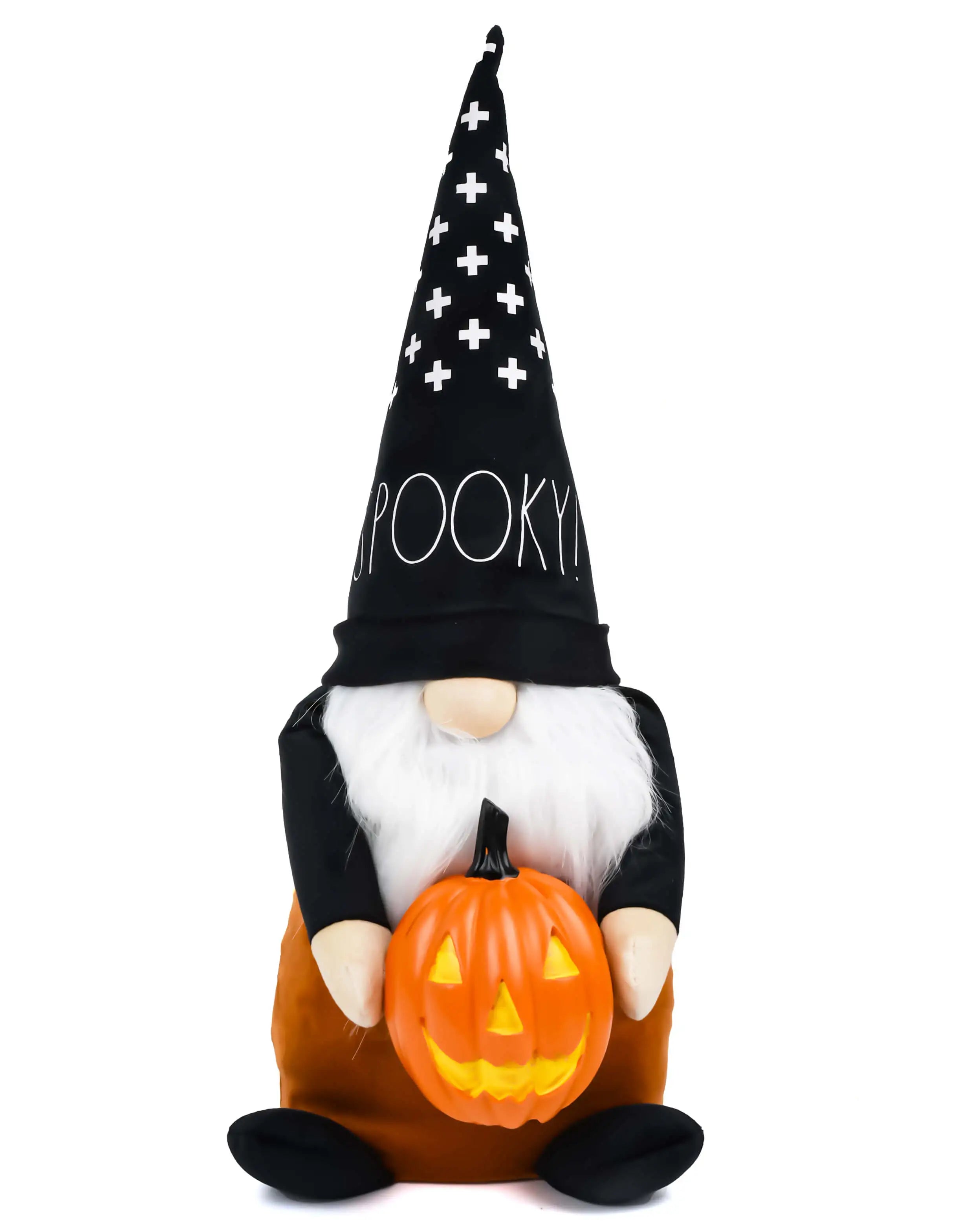 Halloween Gnome Pumpkin Straw Charm – Northern Accents