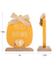 Load image into Gallery viewer, Hello Autumn Pumpkin-Shape Sign - Dimensions

