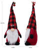 Load image into Gallery viewer, Dimensions picture of the Holiday gnome. In height, it measures 20.47&quot;, 9.45&quot; in length, and 5.51&quot; in depth.
