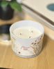 “Flower Garden” Peony Flowers Scented Candle with Metal Lid