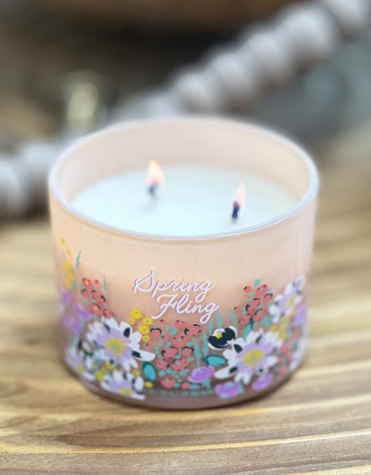 "Spring Fling" Dragonfruit & Hibiscus Scented Candle