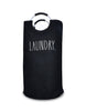 Load image into Gallery viewer, Rae Dunn Polyester Laundry Hamper with Aluminum Handles
