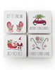 Load image into Gallery viewer, Rae Dunn Set of 4 “Merry Christmas” Christmas Coasters
