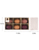 Load image into Gallery viewer, Orange and Burgundy Pumpkin Décor - Dimensions
