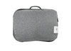 Load image into Gallery viewer, Backside view of the padded portable lap table. The gray, textured cushioned backing is clearly visible from this angle. The background of the photo is white.
