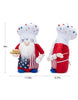 Load image into Gallery viewer, Patriot Gnome Holding Marshmallows - Dimensions Picture
