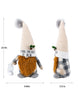 Load image into Gallery viewer, Dimensions picture of the winter-Christmas gnome. It points out that the gnome measures 24.8&quot; in height, 8.6&quot; in length, and 5.51&quot; in depth.
