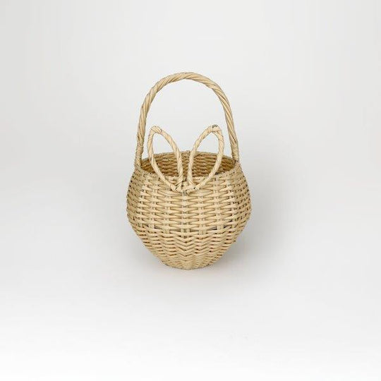 Becki Owens Plastic Rattan Easter-Themed Basket