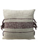 Load image into Gallery viewer, JoJo Fletcher Set of 2 Beige Pillow Covers with Burgundy Stripes
