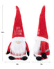 Load image into Gallery viewer, Dimensions picture of the Holiday gnome. It shows the measures of this gnome: 24 inches in height, 8 inches in length, and 6 inches in depth.

