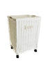 Load image into Gallery viewer, “Laundry” White Wire Metal Rae Dunn Laundry Hamper

