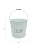 Load image into Gallery viewer, Dimensional image of the cleaning bucket. The measurements are shown: The diameter of the top part measures 12.75 inches, while it measures 11.5 inches in height. The background of the picture is white.
