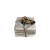 Load image into Gallery viewer, Becki Owens Set of 4 Square-Shaped Beige Marble Coasters
